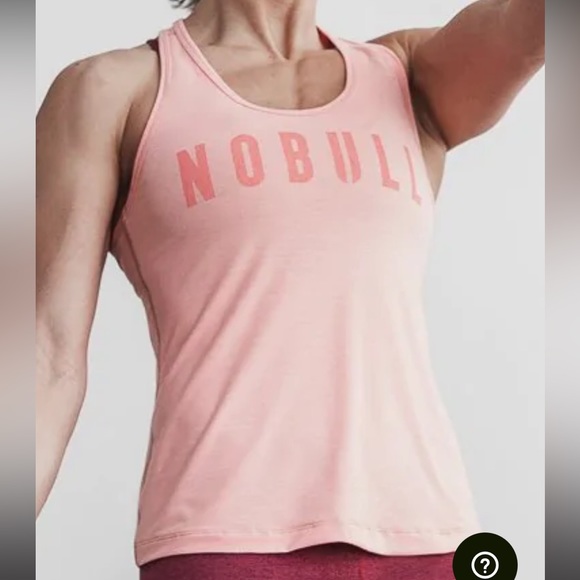 NOBULL Tops Nobull Racerback Top Logo Workout Tank Small Poshmark